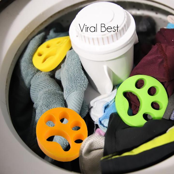 4 Θαυματουργοί Δίσκοι Αφαίρεσης Τριχών Για Πλυντήριο Ρούχων